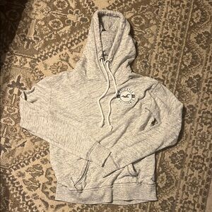 Hollister Light Gray Pullover Hoodie Sweatshirt